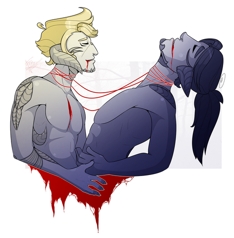 Sharp Teeth &amp; Mavureaux; Drawn in: 2016