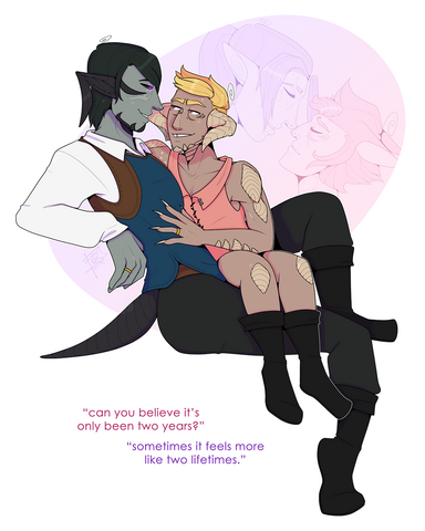 Sharp Teeth &amp; Mavureaux; Drawn in: 2017