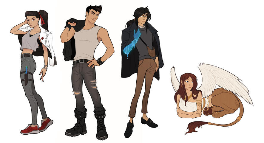 Kelly, Ken, Cyrano, & Phaedra; By: Russel Showalter