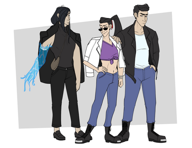 Cyrano, Kelly, &amp; Ken; By: @qnerdi