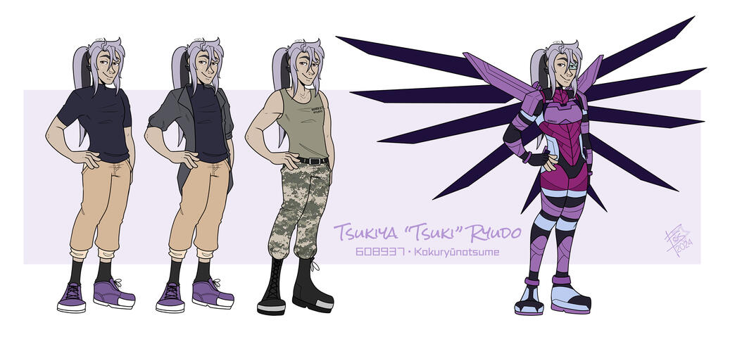 Tsuki; Drawn in: 2024