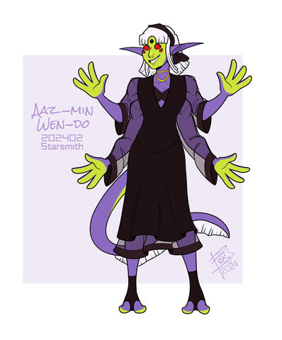 Aaz-min; Drawn in: 2024