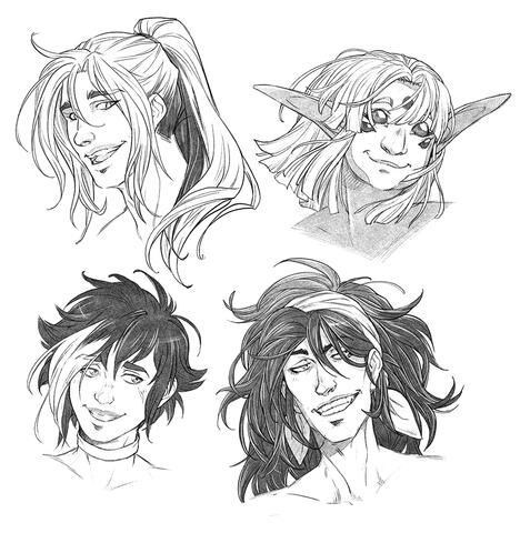 Tsuki, Aaz-min, Suzuka, &amp; Lázaro; By: @rayday