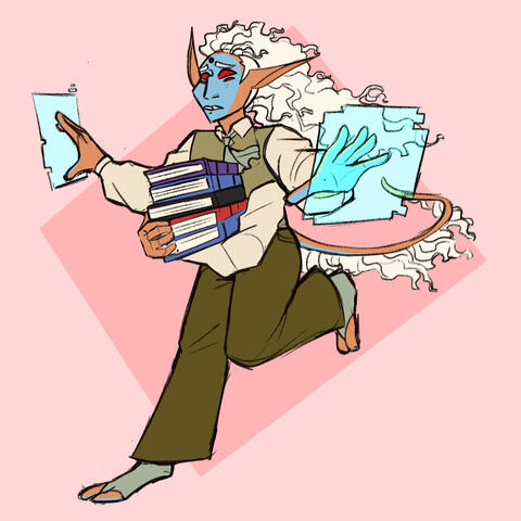 Azi ; Sketch by: @beeohoney