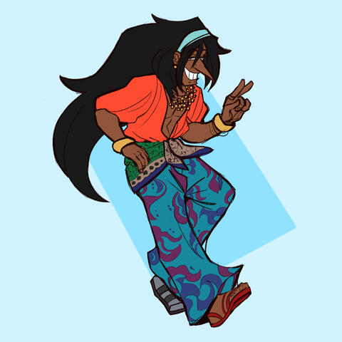 Lázaro; Sketch by: @beeohoney