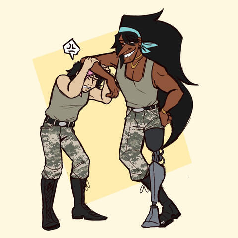 Suzuka &amp; Lázaro; Sketch by: @beeohoney