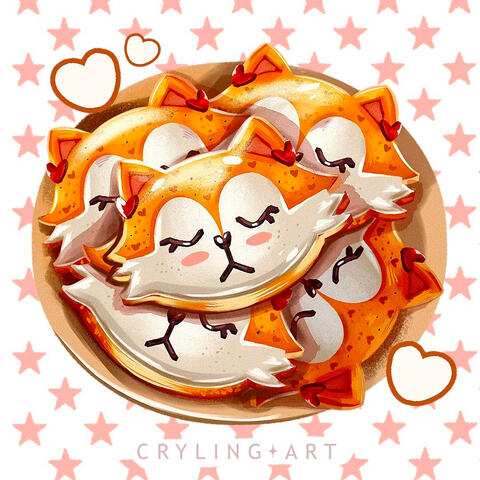 Fox Cookies ; By: @cryling.art