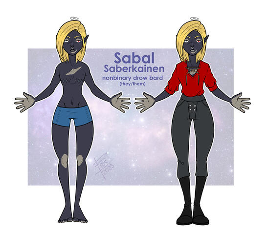 Sabal; Drawn in: 2023