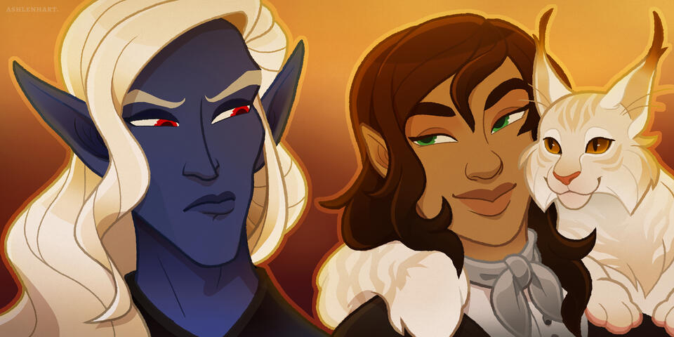 Wruza &amp; Ezra; By: @ashlenhart