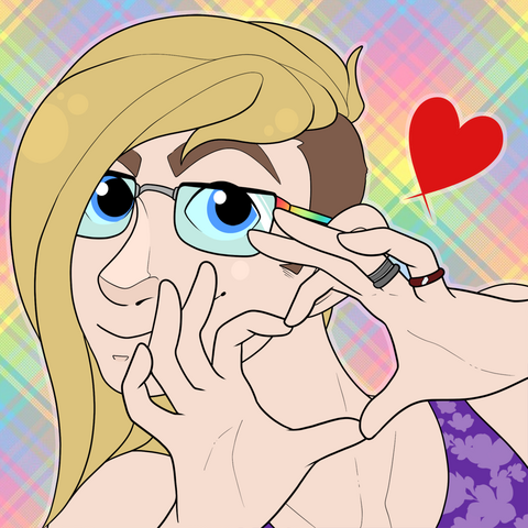 Self-Portrait; Drawn in: 2023