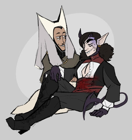 Ionna &amp; Modesto; Sketch by: @beeohoney