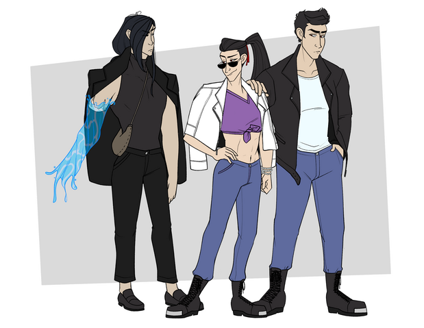 Cyrano, Kelly, &amp; Ken; Sketch &amp; Lines by: @qnerdi